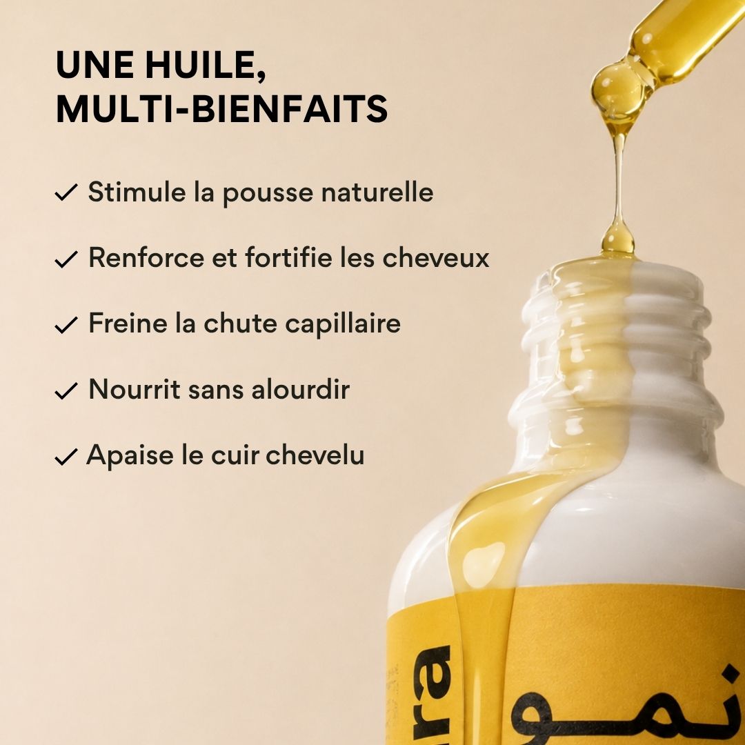 Nōmow - Huile Capillaire Fortifiante